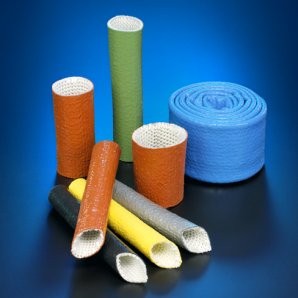 Firesleeve silicone rubber coated fiberglass sleeve cable hose protection