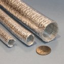 Aluminized Fiberglass Heat Reflecting Sleeve High Bulk