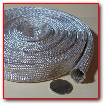 High Temperature Heat Resistant Heat Treated Fiberglass Sleeve Wire Cable Hose Protection