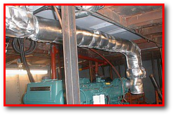 Marine generator thermal blanket and insulation components
