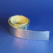 high temperature heat resistant radiant heat reflective aluminum coated fiberglass tape