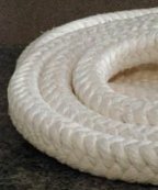 high temperature rope: heat and chemical resistant teflon coated square fiberglass rope