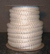 high temperature heat and flame resistant vermiculite coated fiberglass rope